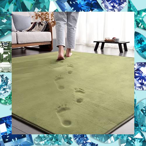 ラグ カーペット 2畳 低反発 ラグマット 185x185cm 厚手15mm 防音 滑り止め付 洗える 床暖房 ホットカーペット対応 防ダニ 抗菌 厚い フの通販は 6,796円