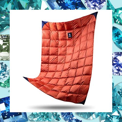 OneTigris ダウンブランケット 195cm？135cm マルチブランケット 防寒 キャンプ アウトドア ひざ掛け 掛け布団 車中泊 超軽量 テント用キの通販は 9,778円