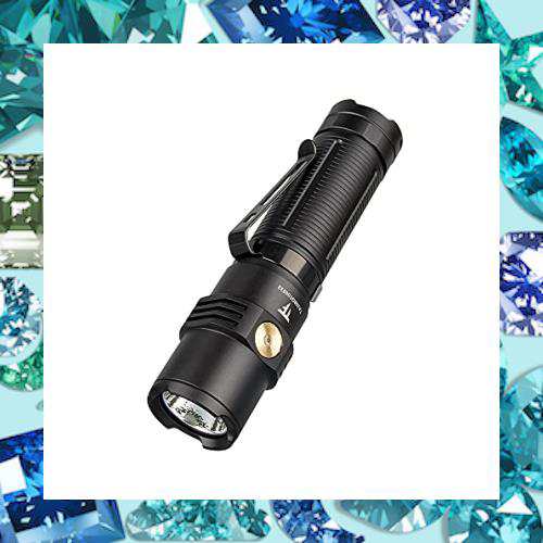 Trustfire EDC懐中電灯 強力 小型 led 軽量 磁気充電 フラッシュライト 軍用 最強 大容量 3300ルーメン 超強遠射ライト362M、IP68防塵・の通販は