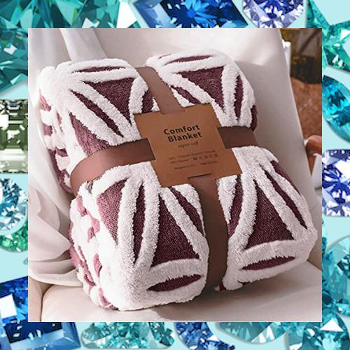 sledar(スレダー) 毛布 掛け毛布 クイーン 発熱二枚合わせ パイル シープ調 ふわふわ 丸洗いOK 抗菌防臭 防ダニ加工 北欧風 プレゼント の通販は 6,681円