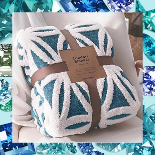 sledar(スレダー) 毛布 掛け毛布 クイーン 発熱二枚合わせ パイル シープ調 ふわふわ 丸洗いOK 抗菌防臭 防ダニ加工 北欧風 プレゼント 6,355円