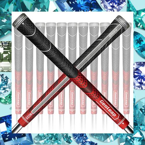 Geoleap ACE-R ゴルフグリップ 13本セット バックリブ改良されたコントロール、マルチコンパウンドラバーおよびコードハイブリッドゴルフの通販は 7,407円