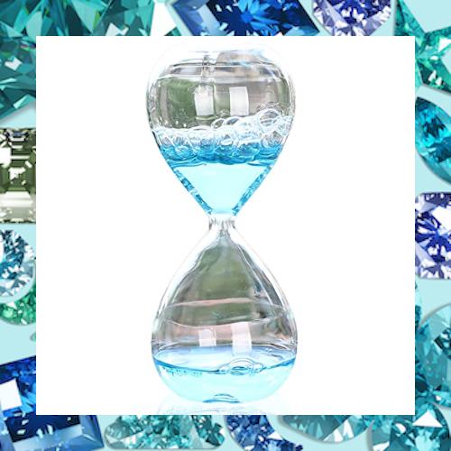 ションバブルタイマー 砂時計バブルクリエイティブ液体 油滴