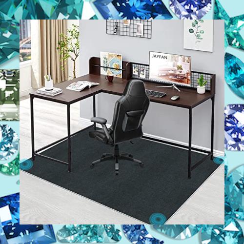 【色: 黒いの】チェアマット 160 140cm 特大フロアマット JAYFAN Amazon.co.jp: チェアマット 160 140cm 特大フロアマット JAYFAN