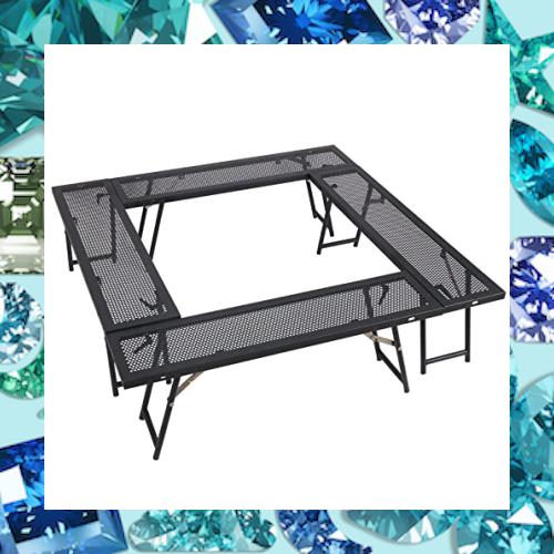 SUN-YE 焚き火テーブル アウトドア 囲炉裏 自由な組み合わせで使えるシェイ