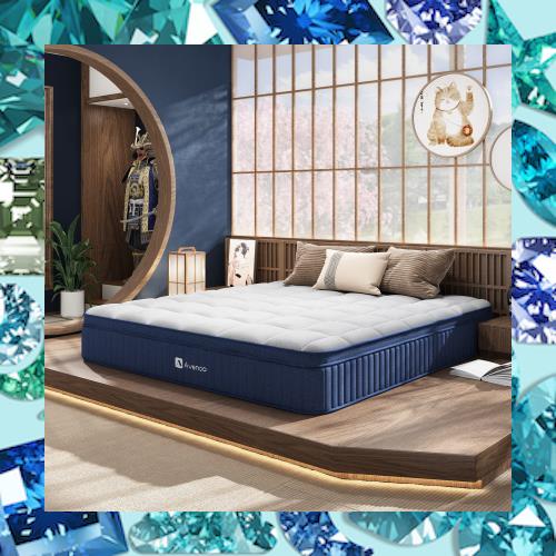 Avenco マットレス セミダブル 厚さ26cm ポケットコイルマットレス 高