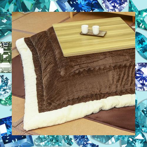 JEMA ジェマ こたつ布団 厚掛け こたつ掛け布団 コタツ掛け布団単品 正方形 こたつふとん ふわふわ あったか 洗える ケーブル模様 吸湿発の通販は