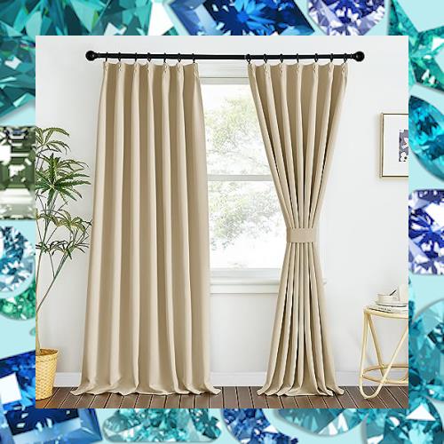 PONYDANCE 防音かーてん 遮光カーテン 防音 防寒 遮光 厚手 断熱 省エネ おしゃれ 冷暖房の効率アップ UVカット 部屋 寝室 ホーム飾り 幅の通販は 5,225円
