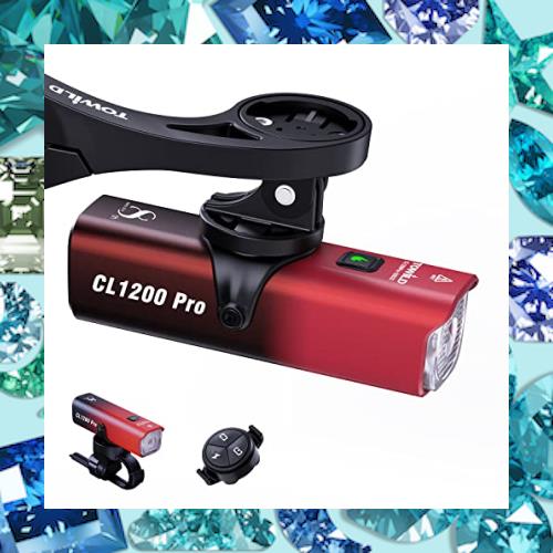 自転車 ライト 充電式USB-C ロードバイク ライト 1200ルーメン 自転車用ライト 5000mAh大容量 自転車フロントライト クロスバイクライト