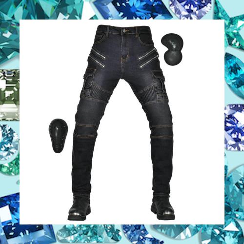 [RENHE] バイク用パンツ メンズ ライディングパンツ プロテクター ライダースパンツ バイク用ジーンズ 耐磨 バイクズボン オールシーズンの通販は 7,877円