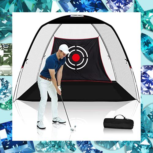 ゴルフネット ゴルフ 練習ネット ゴルフ練習用ネット 素振り 3.6×2×2.1 大型 屋外 初心者向き 設置簡単 キャリーバッグ付