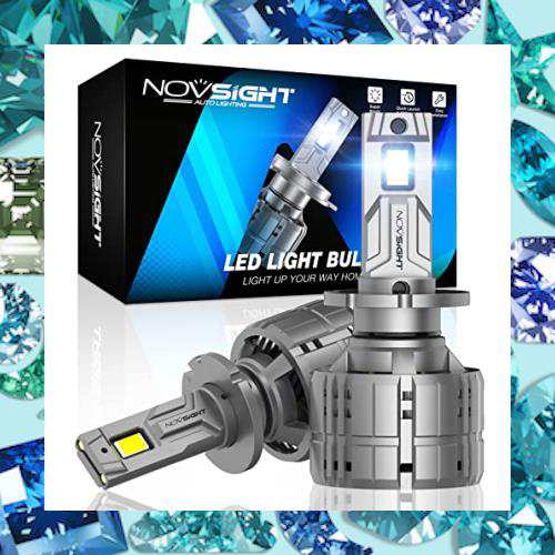 NOVSIGHT ledヘッドライト D2S/R D4S/R 超高輝度 40000LM 200W DC9-32V 6500K ホワイト 高性能チップ搭載 LEDバルブ 爆光 車検対応 フォの通販は