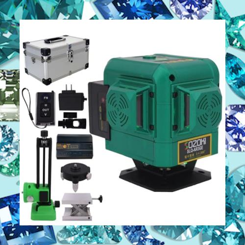 SOZOKI 3x360° フルライン電子整準グリーンレーザー墨出し器 SLQ-AR3GE