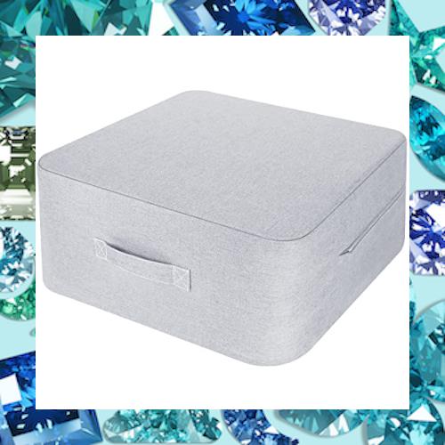 Homwarm トランポリン 室内 大人用 静音 エクササイズ 家庭用 省スペース 外カバー取り外し 洗濯可能 (40x40x15cm, グレー)