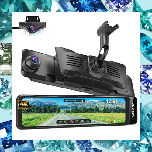 AX2V ドライブレコーダー ミラー型 4K 前後カメラ 純正ミラー交換型ブラケット付き Type C高速給電 170度超広角レンズ 11インチ 右ハンドの通販は