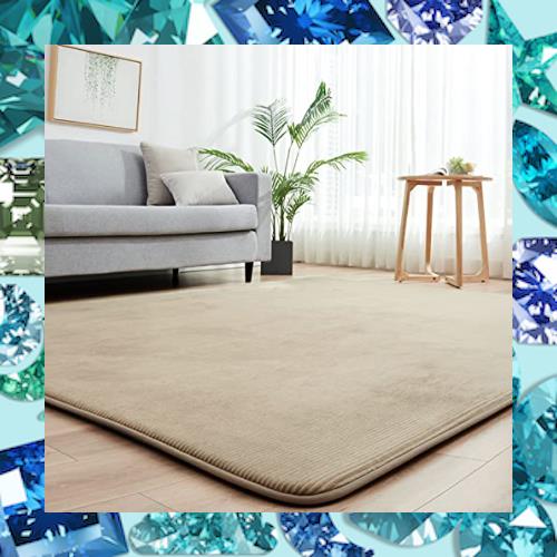 カーペット ラグ ラグマット 2畳 185×185cm 極厚 35mm ホット カーペット カバー 洗える 滑り止め付 じゅうたん 床暖房対応カーペット 7,336円