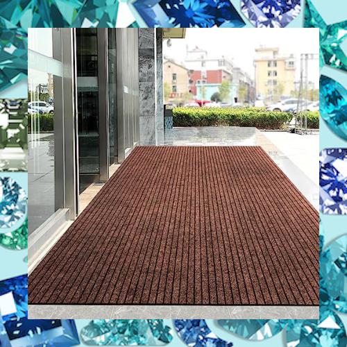 [Bcrio] 玄関マット 業務用 家庭用 屋外 室内 滑り止め 速乾 吸水 泥落とし 洗える エントランスマット 耐磨耗性 玄関 オフィス お店（コの通販は