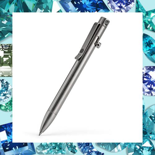 KeyUnity KP01 ボルト アクション ペン クリップ付き チタン合金 EDC