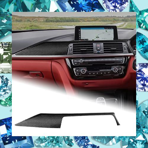 AIRSPEED BMW F30 F31 F32 F33 F34 F36専用 アクセサリー リアルカーボンファイバー製 カーコパイロットダッシュボードカバートリム おしの通販は