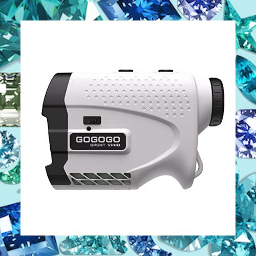 GOGOGO SPORT VPRO ゴルフ レーザー距離計 650Y対応 光学6倍望遠 高低差ON/OFF機能 マグネット搭載 フラグロック機能 FMC光学レンズ 距離の通販は