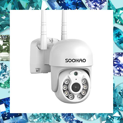SOOHAO 増設用防犯カメラWifi 500万画素 ワイヤレス 単品 500万画素