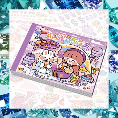 海外 韓国 作家 ステッカー コラージュ素材 209柄634枚セット 海外 韓国 作家 ステッカー コラージュ素材 209柄634枚セット