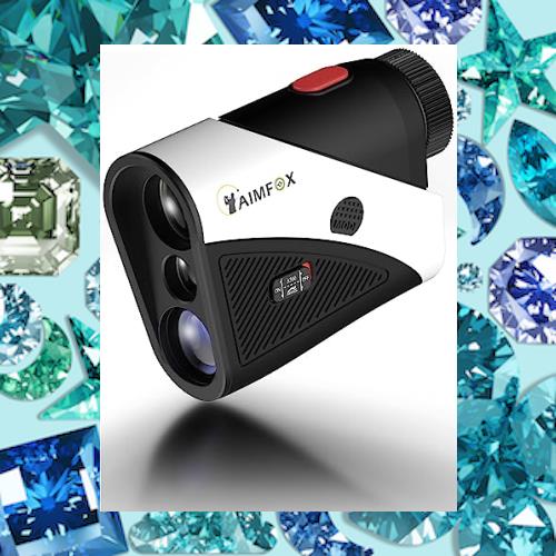 AIMFOX ゴルフ レーザー 距離計 125g 軽量小型 初心者向け 操作が簡単