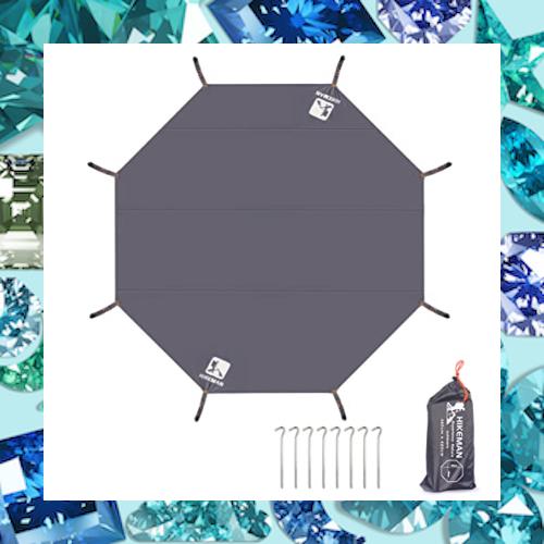 グランドシート テントシート 六角 レジャーシート 防水 軽量 タープ テントマット ヘキサゴン ワンポールテント用 レジャー用のシート