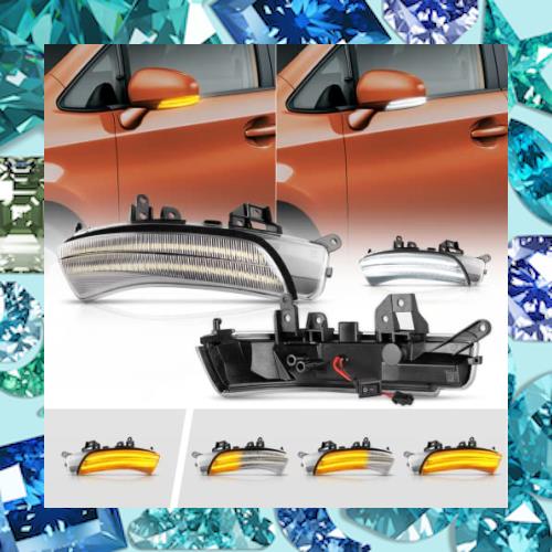 POPMOTORZドアミラーウインカー プリウス 30系 G’s対応 プリウスα 40系 クラウン/マジェスタ 200系 カムリ 40系 マークX 130系 マークXの通販は