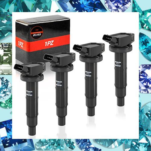 1PZ JP2-IG3 4本セット トヨタ イグニッションコイル 4ピン 90919-02244 90919-02266 90919-02243 ハリアー エスティマ アルファード イの通販は 7,605円