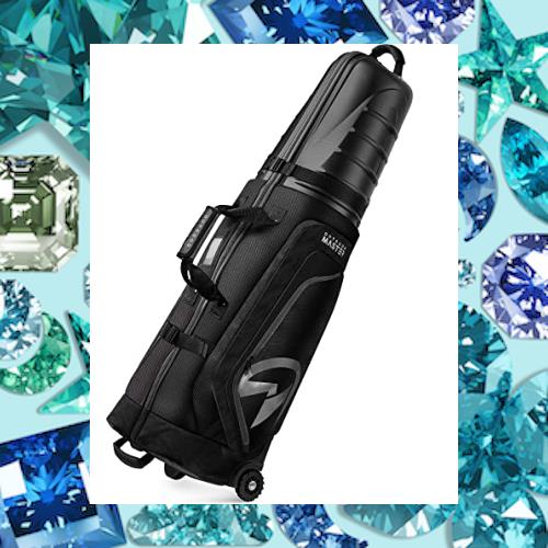 ゴルフバッグカバー 【キャスター付き・ハードシェル保護】 9.5型 / 48インチまで対応 OUTDOORMASTER 頑丈 軽量 ゴルフ トラベルカバー の通販は