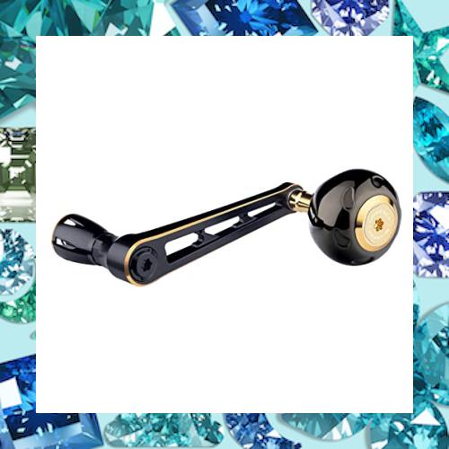 ゴメクサス ステラSW専用 ハンドル ソルティガSW パワーハンドル 超ロング 100mm チタンノブ搭載【オフショア？ジギング】 (ブルーゴールの通販は