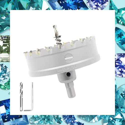 ホールソーLAIWEI超硬ホールカッター、ステンレス鋼ドリルビット、ツイストドリルビットはより鋭く、より耐久性があり、切断直径105mm