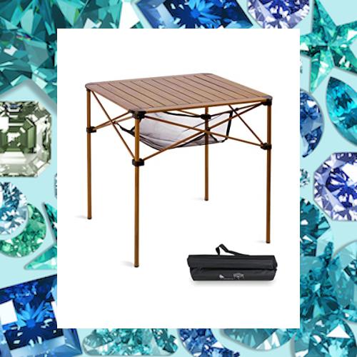 iClimb (アィクライム) アウトドア テーブル 性 キャンプ 折りたたみテーブル 耐荷重80kg ロールテーブル コンパクト キャンプ用品 机 アの通販は 8,583円