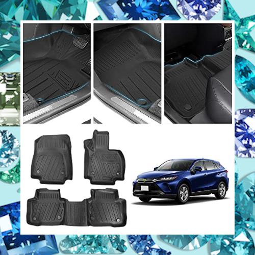 【真っ白な杉屋】トヨタ 新型 ハリアー 80系 フロアマット ガソリン車 ハイブリッド車 HARRIER 80系 AXUH80/AXUH85型 2020年6月〜現行 メの通販は 10,401円