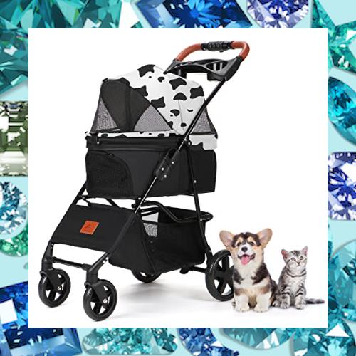 【展示品】Aikenn 犬用ベビーカー 折り畳み ペットキャリーカート Amazon.co.jp: Aikenn分離式 ペットカート 4輪360°回転