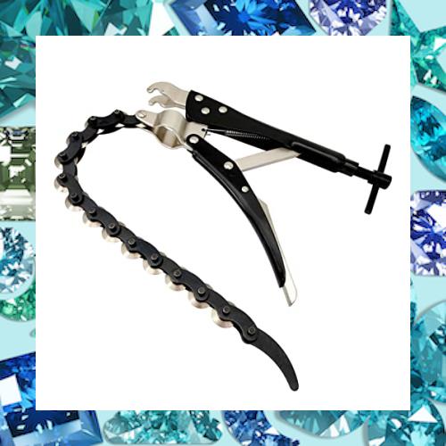 ZKTOOL テールパイプカッター エキゾーストチューブチェーンカッター パイプカッターチェーン/カッティングホイール付き ブラック : SMOTIVEPRO エキゾーストパイプカッター テール