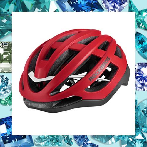 ROCKBROS(ロックブロス)自転車 ヘルメット ロードバイク CPSE/CE認証 サイクルヘルメット 軽量 高剛性 超通気 サイズ調整可 大人 M/L(レ