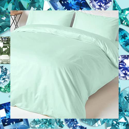 Pizuna 布団カバー 4点セット ダブル 400スレッドカウントコットン 長繊維綿100% 高級コットンサテン 家庭洗濯機洗い可 - 掛け布団カバーの通販は