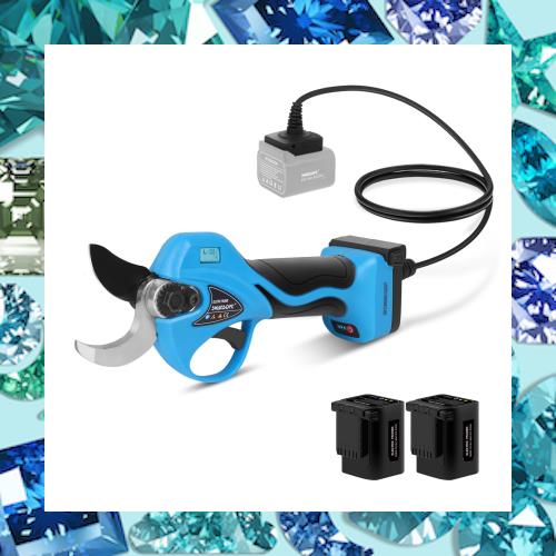 SWANSOFT 電動剪定バサミトリガー連動機能 35mm 電動はさみ 電動バサミ バッテリー延長アダプターと付き 16.8V/4000mAh電池2個付き コーの通販は