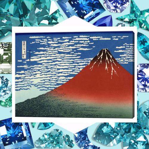 葛飾北斎 『富嶽三十六景 凱風快晴』インテリア アートポスター 絵画 飾り絵 複製名画 モダンアート 壁掛け絵画 現代 壁飾り 画 プレゼンの通販は 5,124円