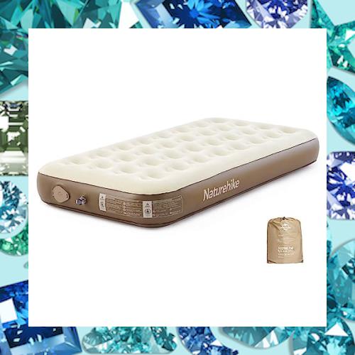 Naturehike 公式 エアーマット 電動ポンプ内蔵 電動ベッド キャンプ 1/2/3人用 来客用 25cm 極厚 簡易 厚手 お昼寝 防災 寝具 スピード膨の通販は