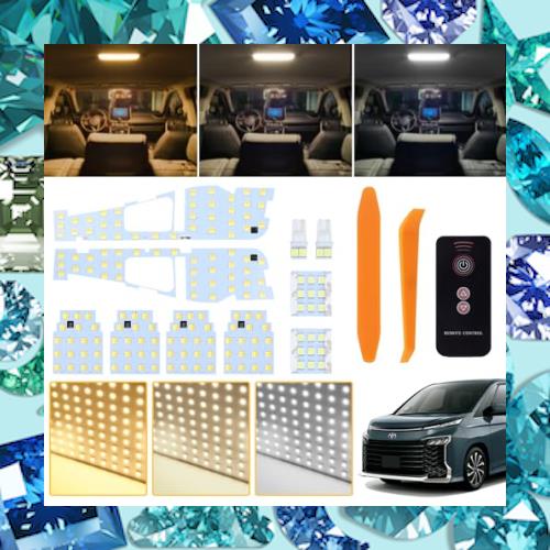 トヨタ アルファード30系 ヴェルファイア30系 LEDルームランプ セット 新型 3色30段階調光 リモコン付きAYH30W/AGH30W/AGH35W GGH30W/GGHの通販は 6,440円