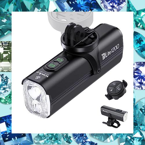 自転車 ライト USB-C充電式 「ハイビーム＆ロービーム」 大容量4000mAh 1200ルーメン ロードバイクライト 下付け 自動点灯 自転車ヘッドの通販は 7,988円
