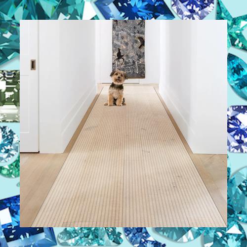 廊下用マット 廊下敷き PVC 60×600cm 大判 厚さ1.5mm 透明マット ソフト 撥水 おしゃれ 汚れ防止 お手入れ簡単 床暖房対応 滑り止め ク