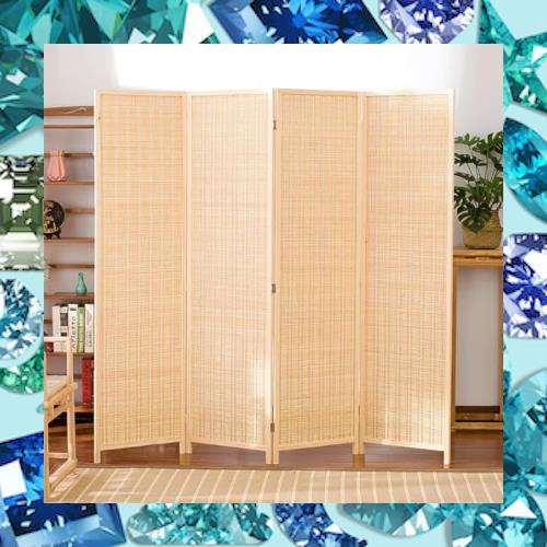 Fuyutu パーテーション 間仕切り 衝立 4連 高さ180cm ナチュラル Amazon｜Fuyutu パーテーション 間仕切り 衝立 高さ100/120/150/180cm