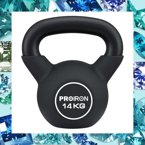 PROIRON ケトルベル ネオプレン kettlebell 一体型鋳鉄製 ？？ 鉄アレイ ケトル 14kg 重り ケトル