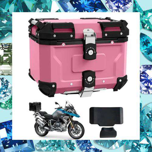 WANDA バイク用リアボックス リアボックス 【純粋アルミ製 45L/55L/65L/80L 大容量 完全防水】 ステンレスヒンジ使用 トップケース バイ