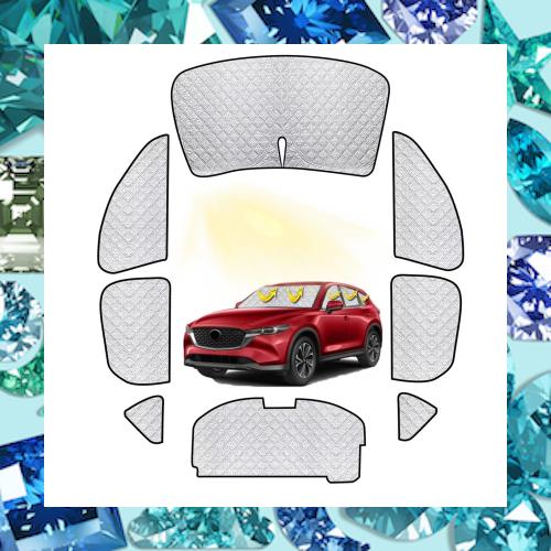 マツダ CX-5 車中泊 サンシェード フルセット マツダ CX-5 車中泊 車用 サンシェード 仮眠 マルチサンシェード 遮光シェード 断熱 車窓日の通販は