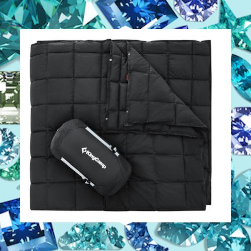 KingCamp ブランケット キャンプ マルチブランケット ひざ掛け 防寒 耐久 軽量 コンパクト 撥水加工 丸洗い可 収納ケース付き アウトドアの通販は 7,830円